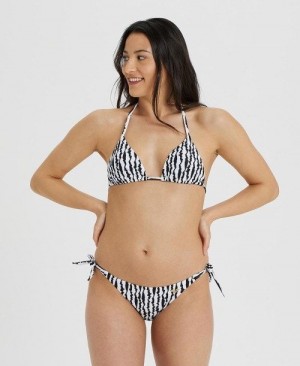 Dámské Bikiny Arena Allover Triangle Bikini Černé Viacfarebný | 8401-HGFYM