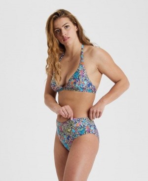 Dámské Bikiny Arena Halterneck Bikini Multiprints Viacfarebný | 2756-DFQEA