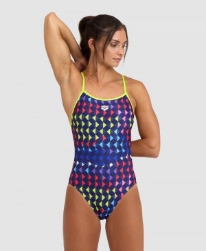 Dámské Body Arena Carnival Booster Back One Piece Zelene Viacfarebný | 1234-IUCDL