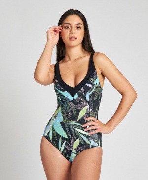 Dámské Body Arena Celia Wing Back One Piece Černé Viacfarebný Černé | 2916-DACZI