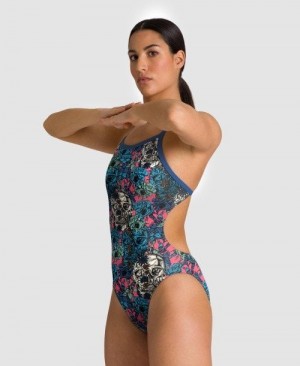 Dámské Body Arena Drew Kibler Collection Challenge Back One Piece Viacfarebný | 6579-HUEXK