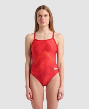 Dámské Body Arena Halftone Challenge Back One Piece Viacfarebný | 3492-RLDGW