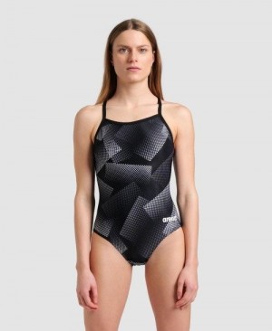 Dámské Body Arena Halftone Lightdrop Back One Piece Viacfarebný | 9154-OIVHX