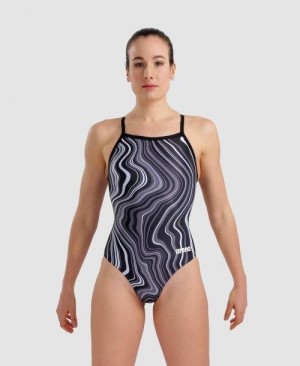 Dámské Body Arena Marbled Lightdrop Back One Piece Viacfarebný | 1769-JZNTX