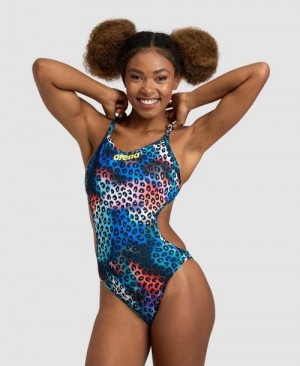 Dámské Body Arena Rule Breaker Hooked Reversible One Piece Viacfarebný | 5702-KLFQJ