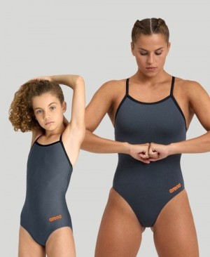 Dámské Body Arena Team Light Drop Back One Piece Černé | 9823-YUDLG