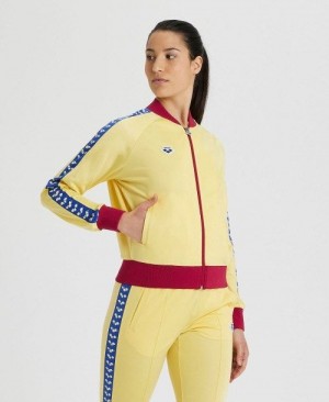 Dámské Bundy Arena Relax Iv Team Full-zip Jacket Vínové | 9146-QDOXZ