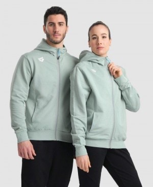Dámské Bundy Arena Team Hooded Jacket Panel Viacfarebný | 5302-OXGTV