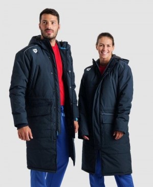 Dámské Bundy Arena Team Parka Solid Viacfarebný | 0964-HCJZW