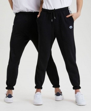 Dámské Kalhoty Arena Icons Solid Pant Černé Bílé Černé | 9853-DWIAQ