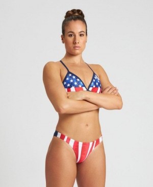 Dámské Kalhoty Arena Stars And Stripes Usa Bottoms Tmavě Blankyt Viacfarebný | 3592-JOWNF