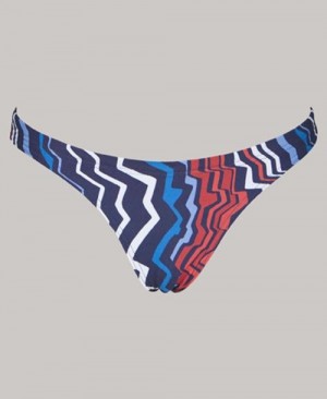 Dámské Kalhoty Arena Zig Zag Bottom Tmavě Blankyt Červené | 3156-IUZNA