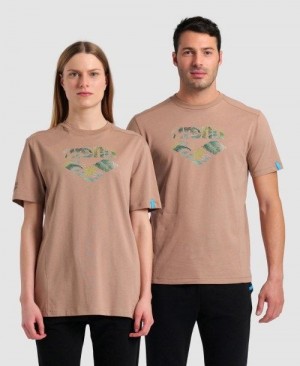 Dámské Kraťasy Arena Logo Cotton T-shirt Viacfarebný | 1492-WOKUG