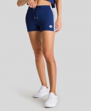 Dámské Kraťasy Arena Lorella Team Short Tmavě Blankyt Bílé Tmavě Blankyt | 0965-QYLWI
