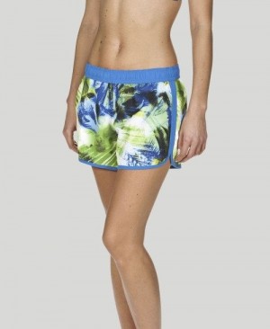 Dámské Kraťasy Arena Palms Sport Short Blankyt Viacfarebný | 9172-SJQBP