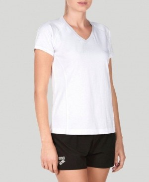 Dámské Kraťasy Arena Team Line Short Sleeve Tee Viacfarebný | 5204-GTVMJ
