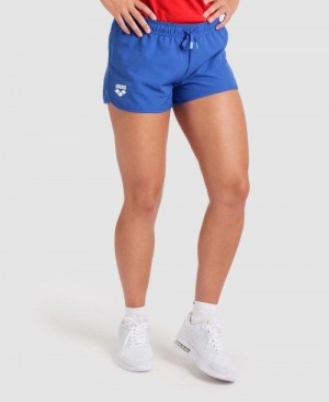 Dámské Kraťasy Arena Team Short Solid Královská Modrá | 5491-TUMEK