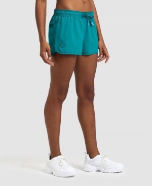 Dámské Kraťasy Arena Team Short Solid Zelene | 1206-EHURX