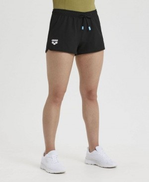 Dámské Kraťasy Arena Team Short Solid Černé | 2618-VIMHA