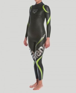 Dámské Neopren Arena Carbon Triwetsuit Černé | 4697-PRMOB
