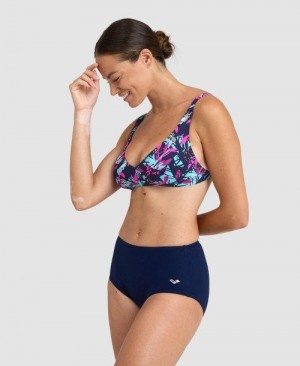 Dámské Plavky Arena Bodylift Francy Two Piece Tmavě Blankyt Růžové Viacfarebný | 4062-NMKCQ