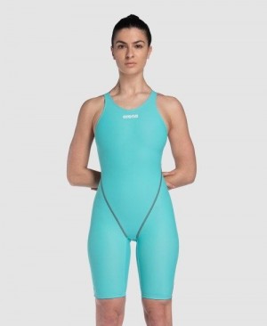 Dámské Plavky Arena Powerskin St Next Eco Open Back Tyrkysové | 3297-YISCH