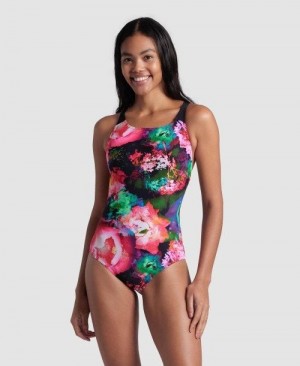 Dámské Plavky Arena Roseland Swim Pro Back Swimsuit Viacfarebný | 7504-WTCIY