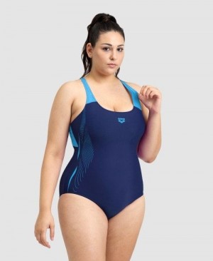 Dámské Plavky Arena Swimsuit Graphic Print Plus Viacfarebný | 1457-OSYGB