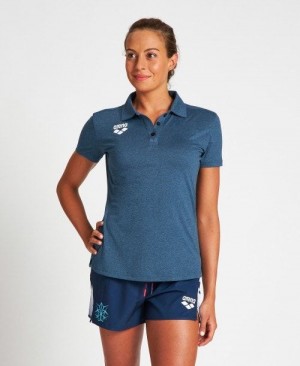 Dámské Polo Triko Arena Usa Tech Polo Blankyt | 7631-ZBRNW