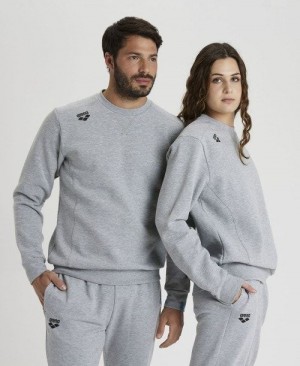 Dámské Pulovr Arena Solid Crewneck Šedé | 7092-PXZDH
