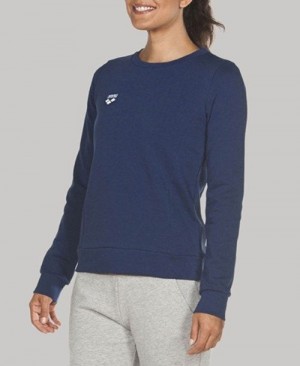 Dámské Svetry Arena Essential Crew Sweat Tmavě Blankyt | 2715-BQGFV