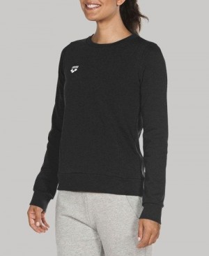Dámské Svetry Arena Essential Crew Sweat Černé | 8314-AQXOK