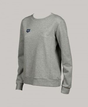 Dámské Svetry Arena Essential Crew Sweat Šedé | 4387-QRDWB