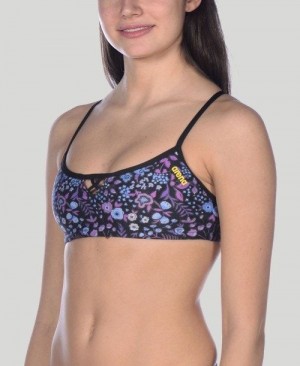 Dámské Top Arena Be Top (Bandeau Top) Viacfarebný Černé | 3698-NIEUJ