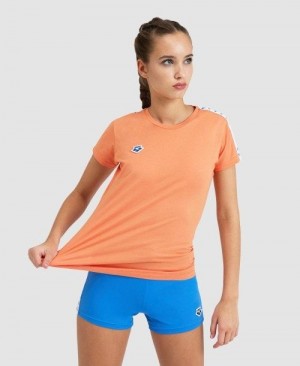 Dámské Tričko Arena Team S/S Tee Bílé | 8602-AVSXW