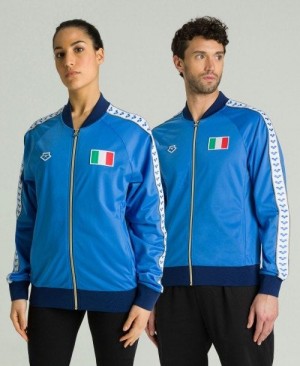 Pánské Bundy Arena Relax Iv Nations Team Jacket Viacfarebný | 4675-LQJNX