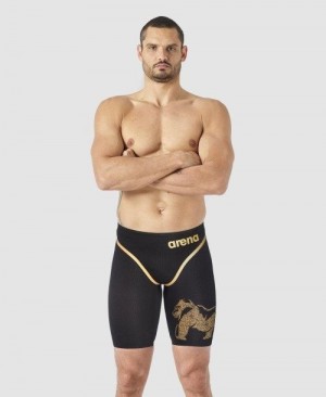 Pánské Jammer Arena Powerskin Carbon Core Fx Limited Edition Manaudou Jammer - Not Ncaa/High School Compliant Tmavě Šedé | 6071-XLEVZ
