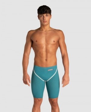 Pánské Jammer Arena Powerskin Carbon Glide Limited Edition Calypso Bay Jammer Tmavě Šedé | 4092-QYLXG
