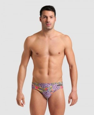 Pánské Kalhotky Arena Hydrange Bouquet Brief Viacfarebný | 6507-ELPKU