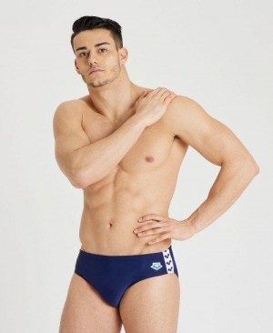 Pánské Kalhotky Arena Icons Solid Brief Tmavě Blankyt | 2546-WUDJT