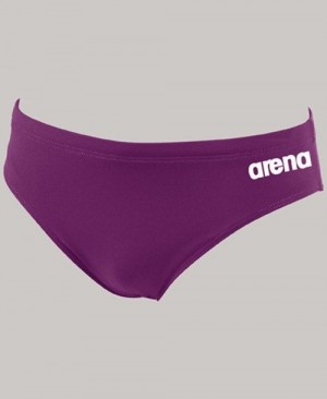 Pánské Kalhotky Arena Skys Brief - Maxlife Fialové Bílé | 2958-FAQIV