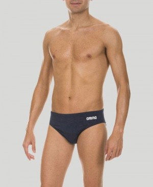 Pánské Kalhotky Arena Skys Brief - Maxlife Tmavě Blankyt Metal Stříbrné | 1360-GERCQ
