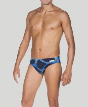 Pánské Kalhotky Arena Spider Brief Tmavě Blankyt | 7913-BERFW