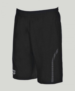 Pánské Kraťasy Arena Team Line Bermuda Short Černé | 4258-BPSHF