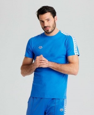 Pánské Kraťasy Arena Team Us T-shirt Bílé | 8152-WUXYK