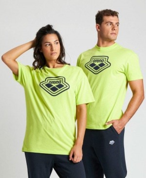 Pánské Kraťasy Arena Uni T-shirt Zelene | 2957-QTHOE