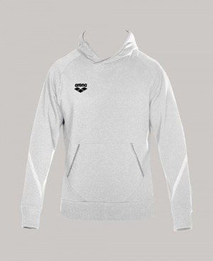 Pánské Mikina s Kapucí Arena Team Line Hoody Bílé | 9503-BIMZL