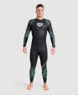 Pánské Neopren Arena Powerskin Storm Wetsuit Koralove Blankyt Černé | 2953-NGOHX
