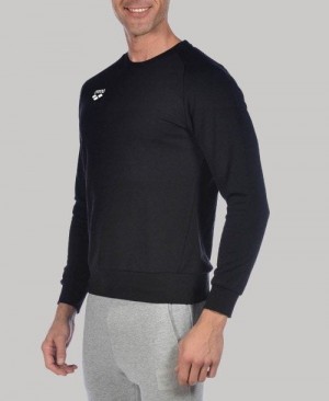 Pánské Plavky Arena Essential Crewneck Černé | 6198-USTMB