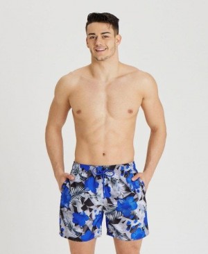 Pánské Spodní Prádlo Arena Allover Print Beach Boxer Blankyt Viacfarebný | 7590-ITLSA